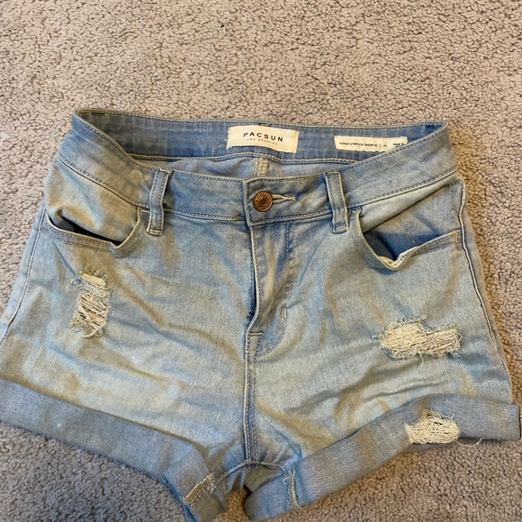 Pacsun High Waisted Super Stretch Shortie Shorts - Picture 1 of 2